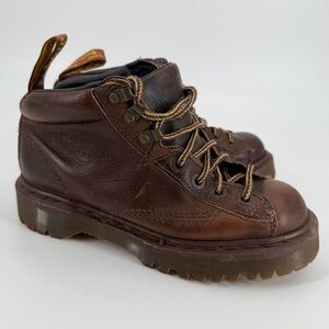 Vintage Dr Doc Martens 8287 England Brown Lace Up Boots UK 5 US 7 Women’s